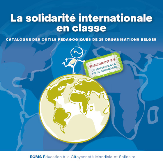 couverture du catalogue "La solidarité internationale en classe"
