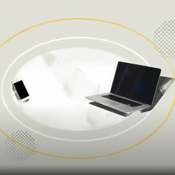 illustration d'un laptop et d'un smartphone