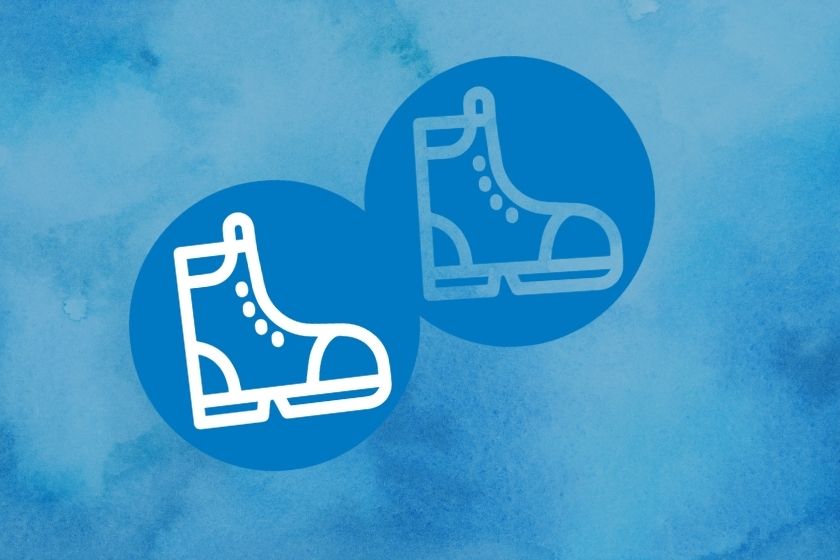 pictogramme d'une chaussure de marche