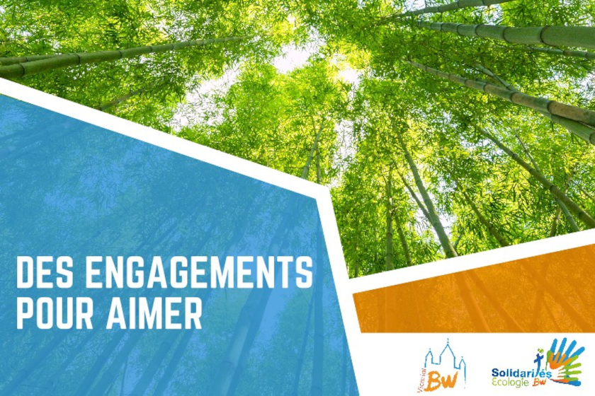 Visuel annonçant « Des engagements pour aimer »