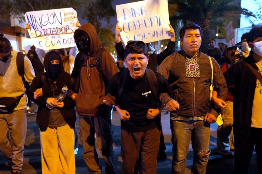 Manifestation Perou octobre 2025